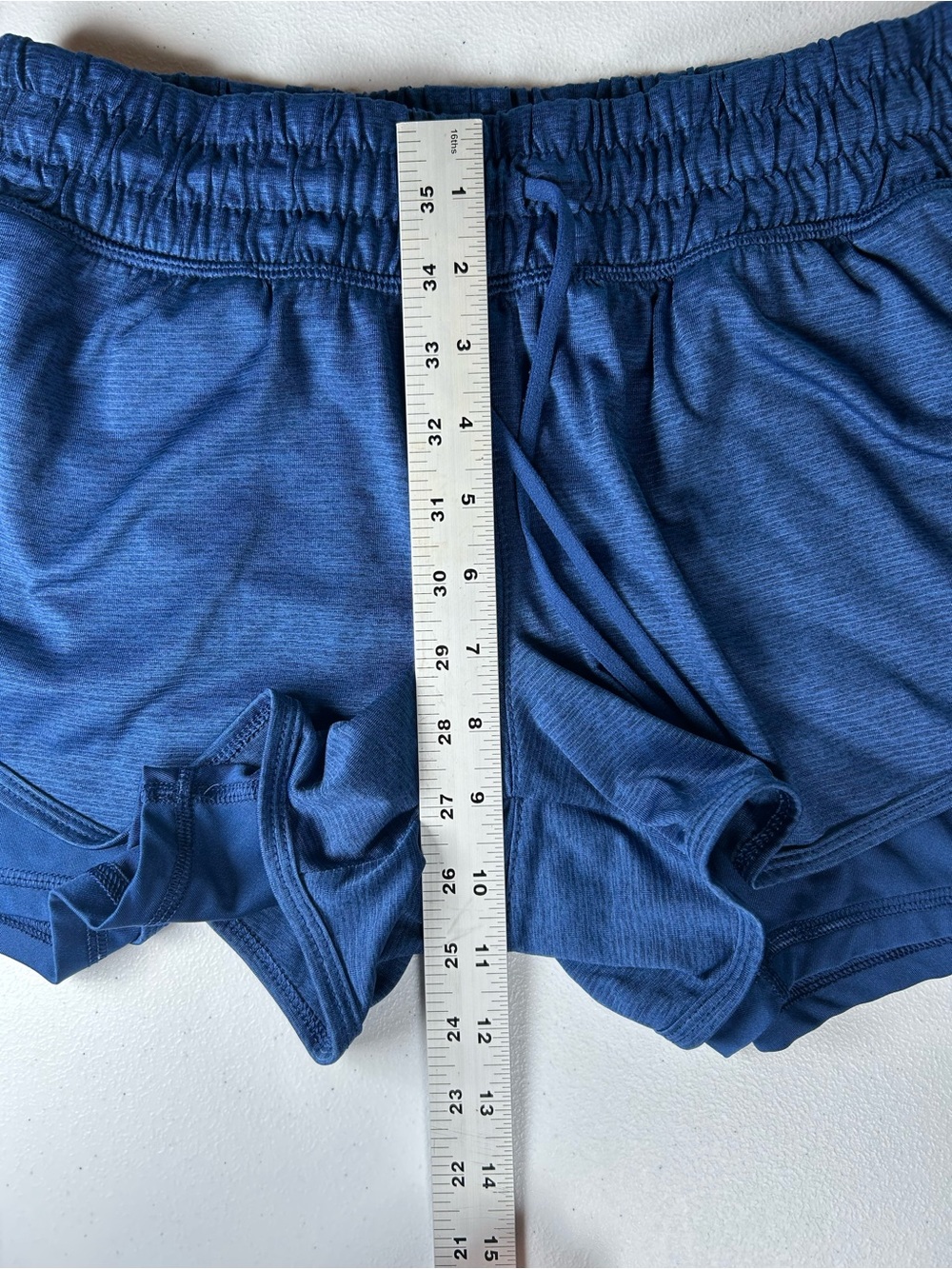 Avia Women Blue 2-in-1 Running Shorts Medium ( Fits Small S 4 6 )Gym Athletic - Picture 6 of 7